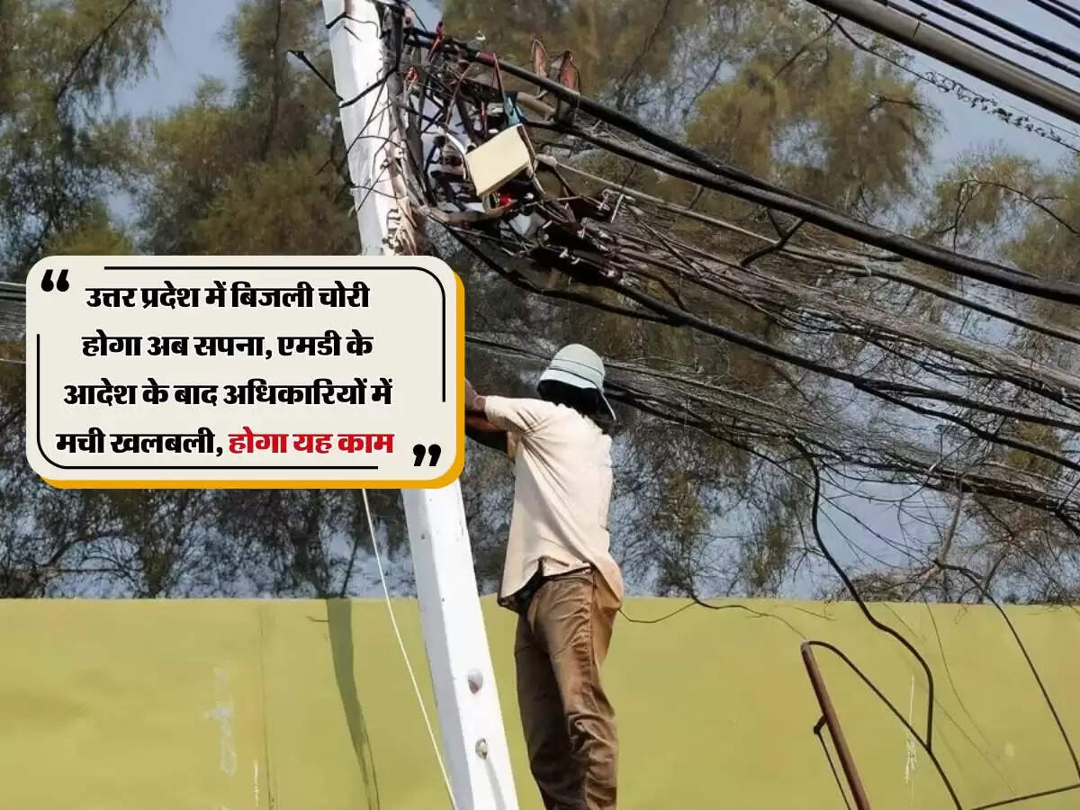 उत्तर प्रदेश में बिजली चोरी होगा अब सपना, एमडी के आदेश के बाद अधिकारियों में मची खलबली, होगा यह काम