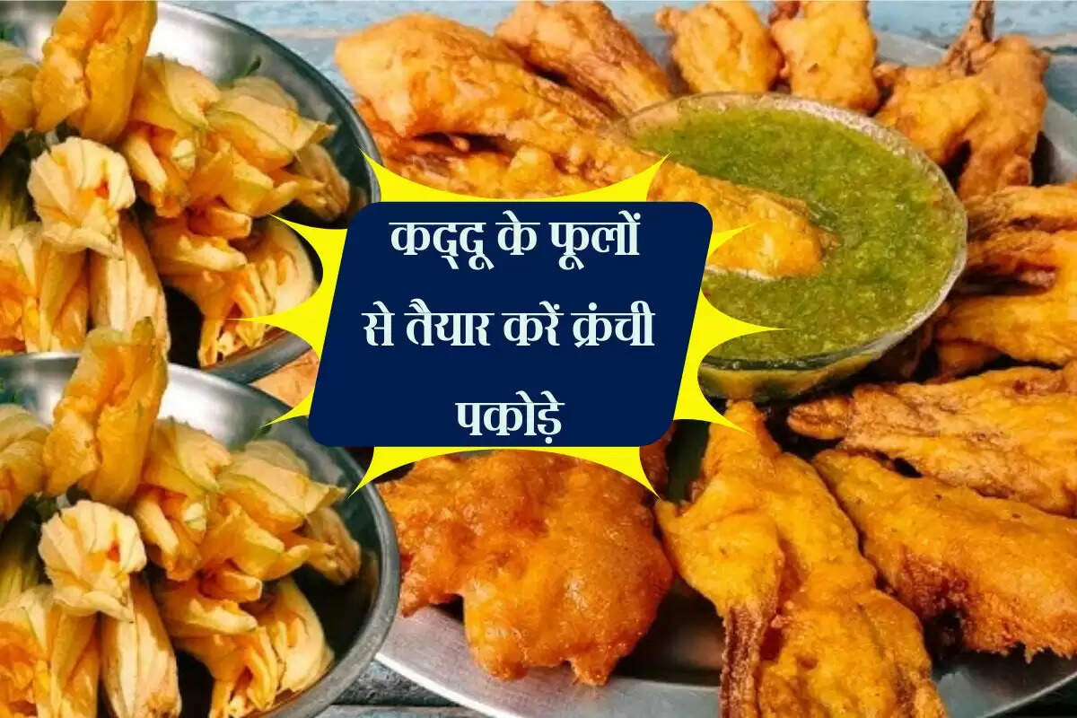Pumpkin Flower Pakoda Recipe: कद्दू के फूलों से तैयार करें क्रंची पकोड़े, चाय के साथ लगेंगे मजेदार