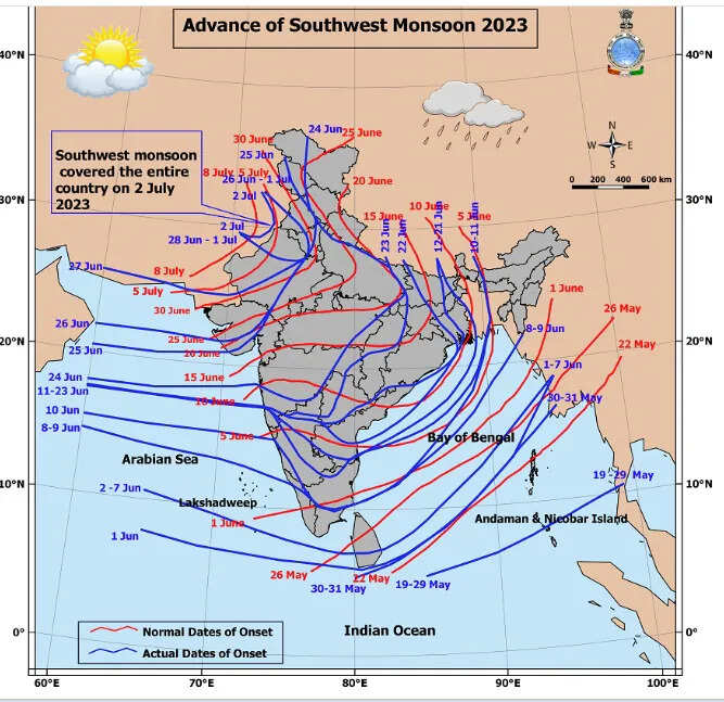 भारत में समय से पहले दाखिल होगा मानसून, सबसे पहले इन राज्यों तर करेगी बारिश