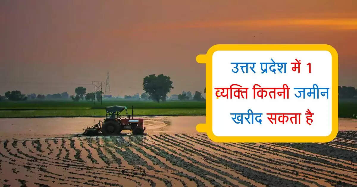 उत्तर प्रदेश में 1 व्यक्ति कितनी जमीन खरीद सकता है, जरुर जानिए ये नियम