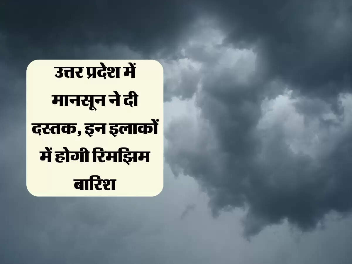 उत्तर प्रदेश में मानसून ने दी दस्तक, ललितपुर के रास्ते हुई एंट्री, इन इलाकों में होगी रिमझिम बारिश