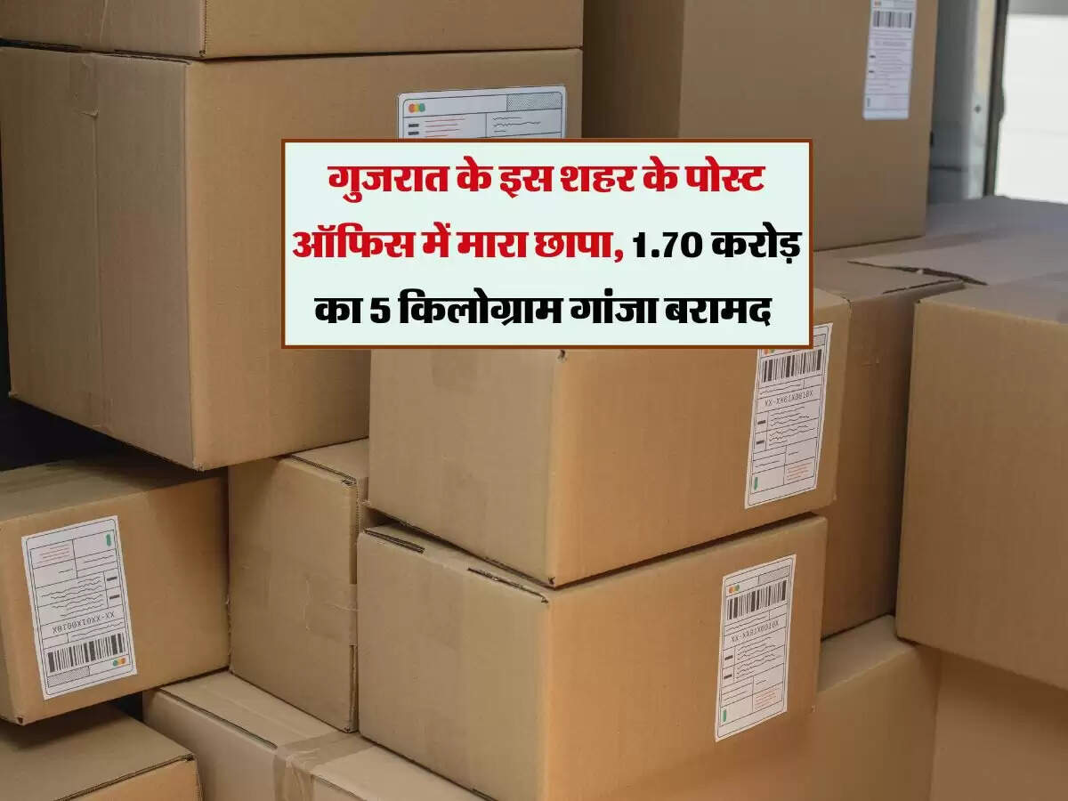 Gujarat, Ahmedabad Post Office, Ganja recovered, Gujarat Police, Police Raid in Ahmedabad Post Office, Dark Web, गुजरात, अहमदाबाद पोस्ट ऑफिस, गांजा बरामद, डार्क वेब, अहमदाबाद न्यूज,