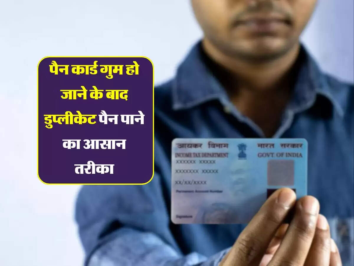 Pan Card: पैन कार्ड गुम हो जाने के बाद डुप्लीकेट पैन पाने का आसान तरीका