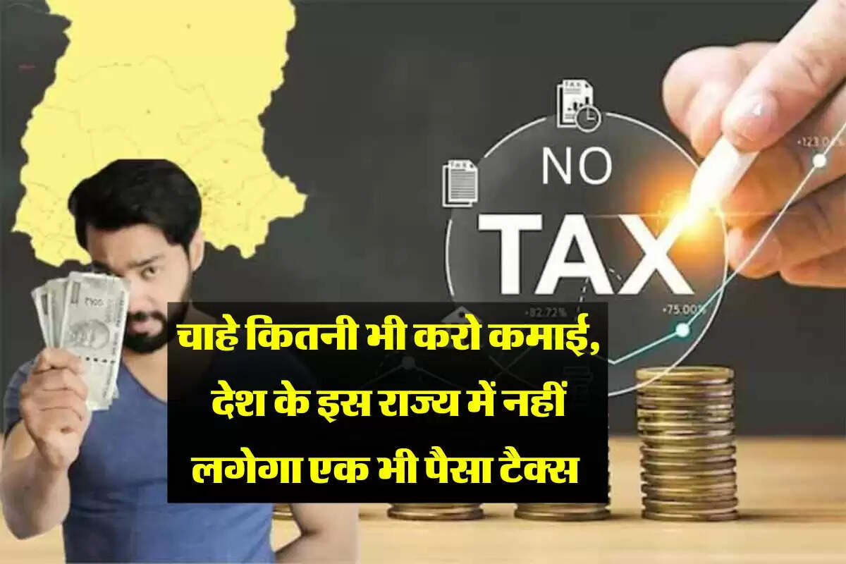Income Tax : चाहे कितनी भी करो कमाई, देश के इस राज्य में नहीं लगेगा एक भी पैसा टैक्स