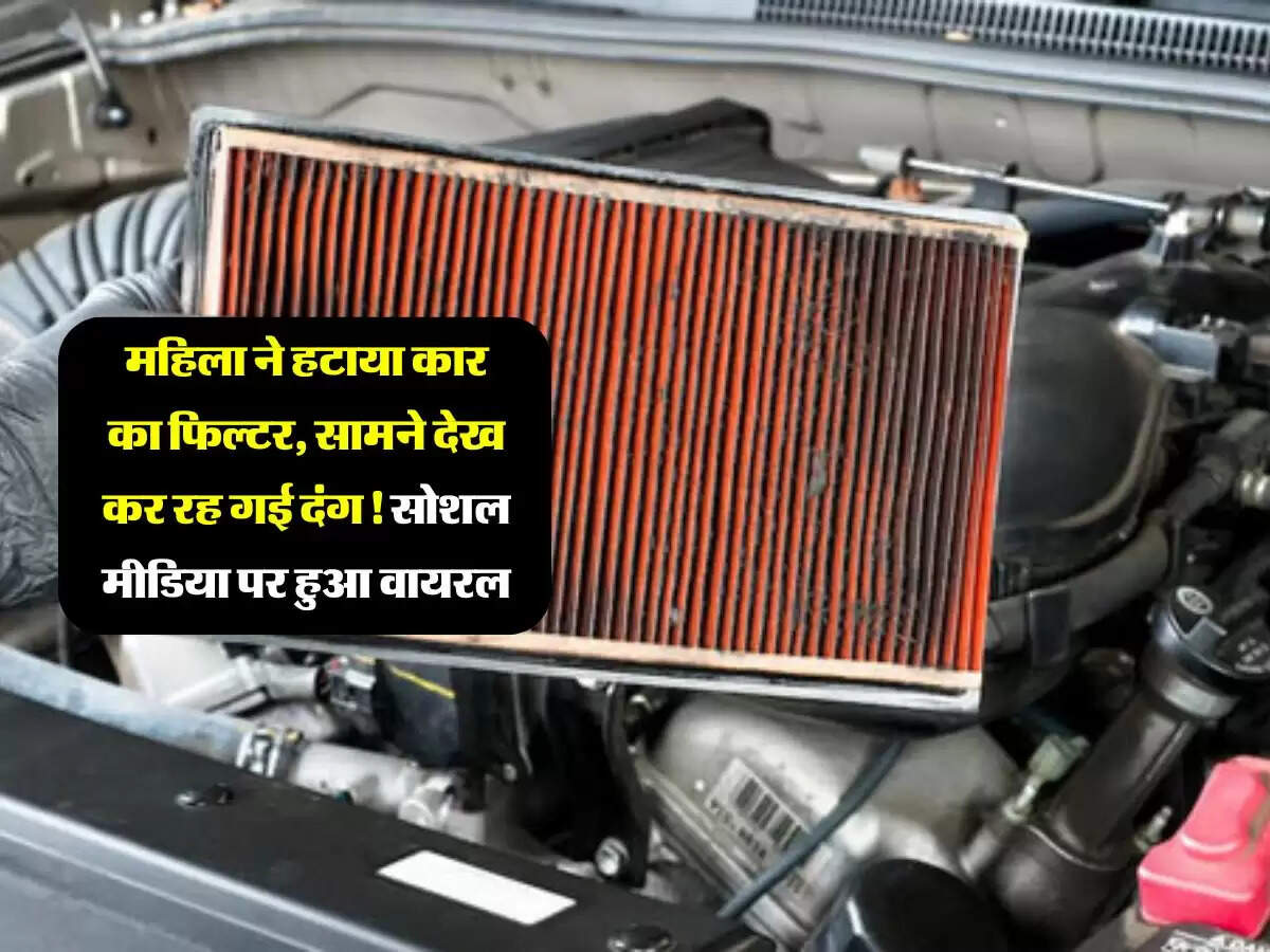 Ajab Gajab : महिला ने हटाया कार का फिल्टर, सामने देख कर रह गई दंग! सोशल मीडिया पर हुआ वायरल