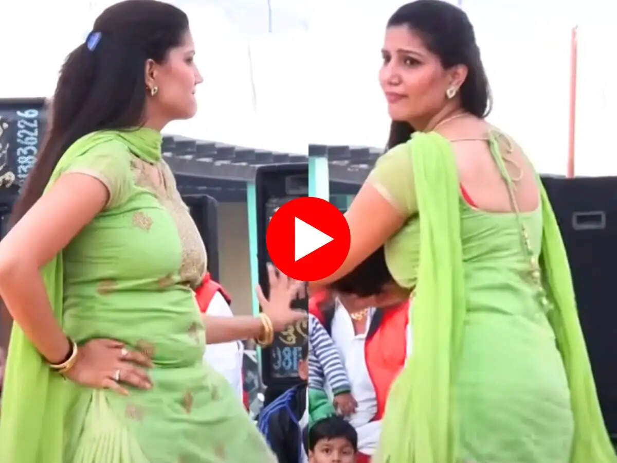 Sapna Choudhary Dance: सपना चौधरी ने पुराने अंदाज में किया डांस, पब्लिक का धड़का दिल