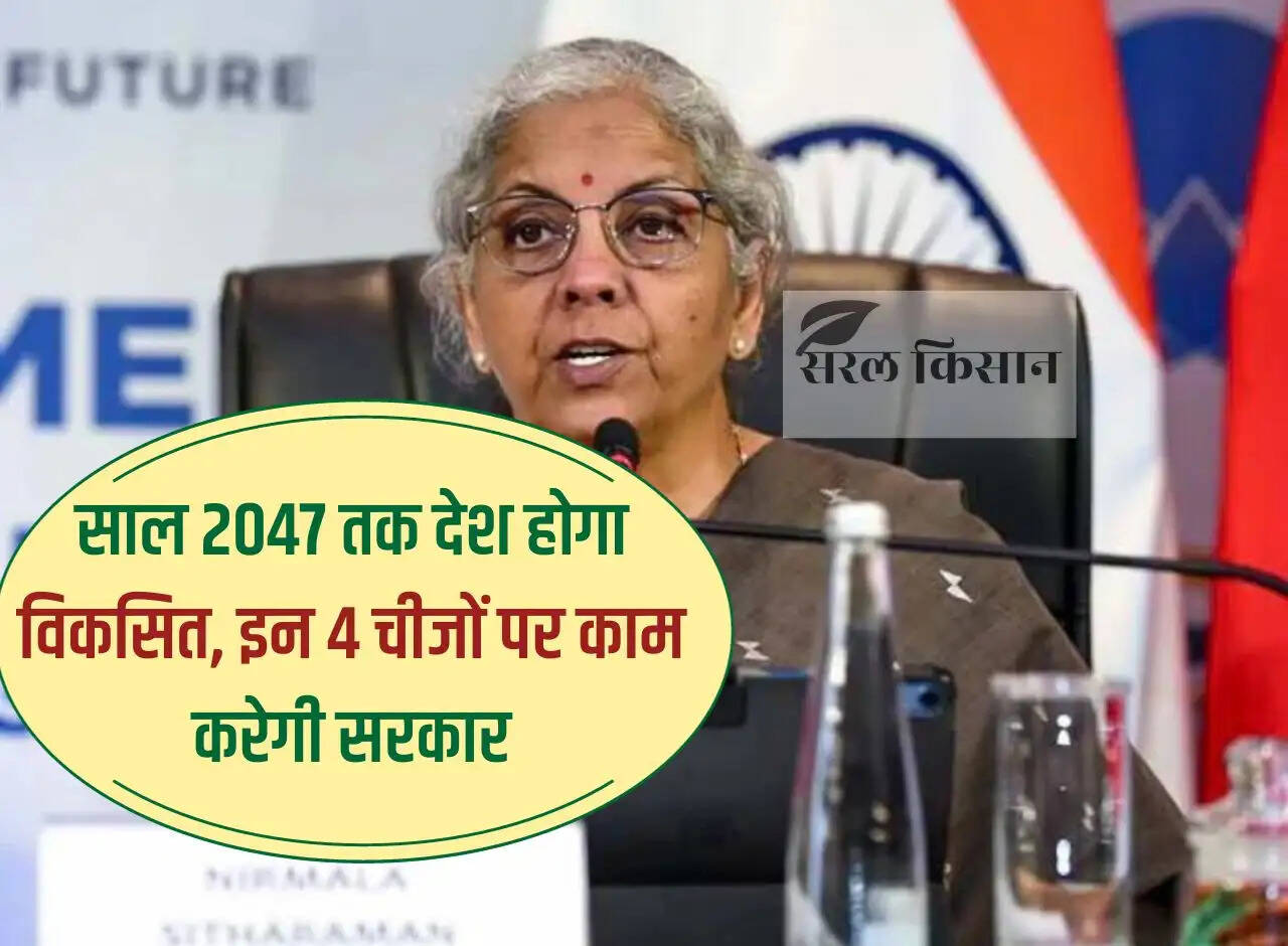 The country will develop by the year 2047, government will work on these 4 things