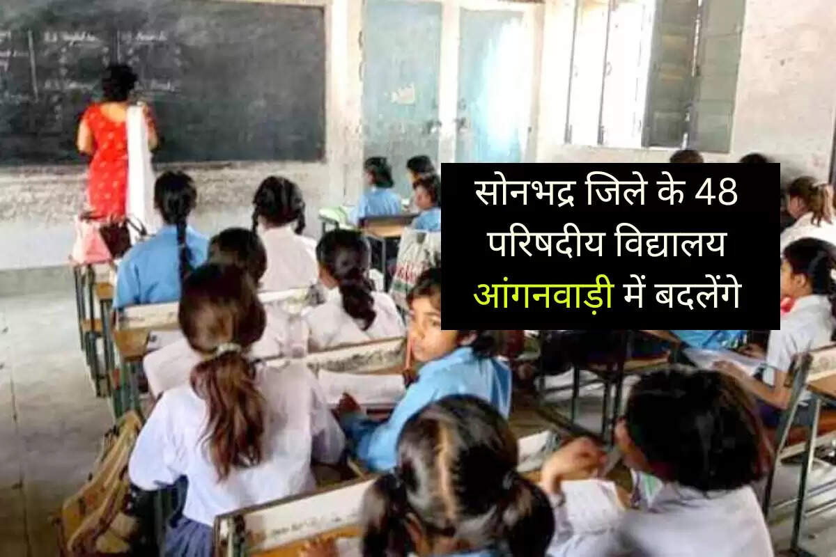 UP: सोनभद्र जिले के 48 परिषदीय विद्यालय आंगनवाड़ी में बदलेंगे, मिलेगी कई सुविधाएं