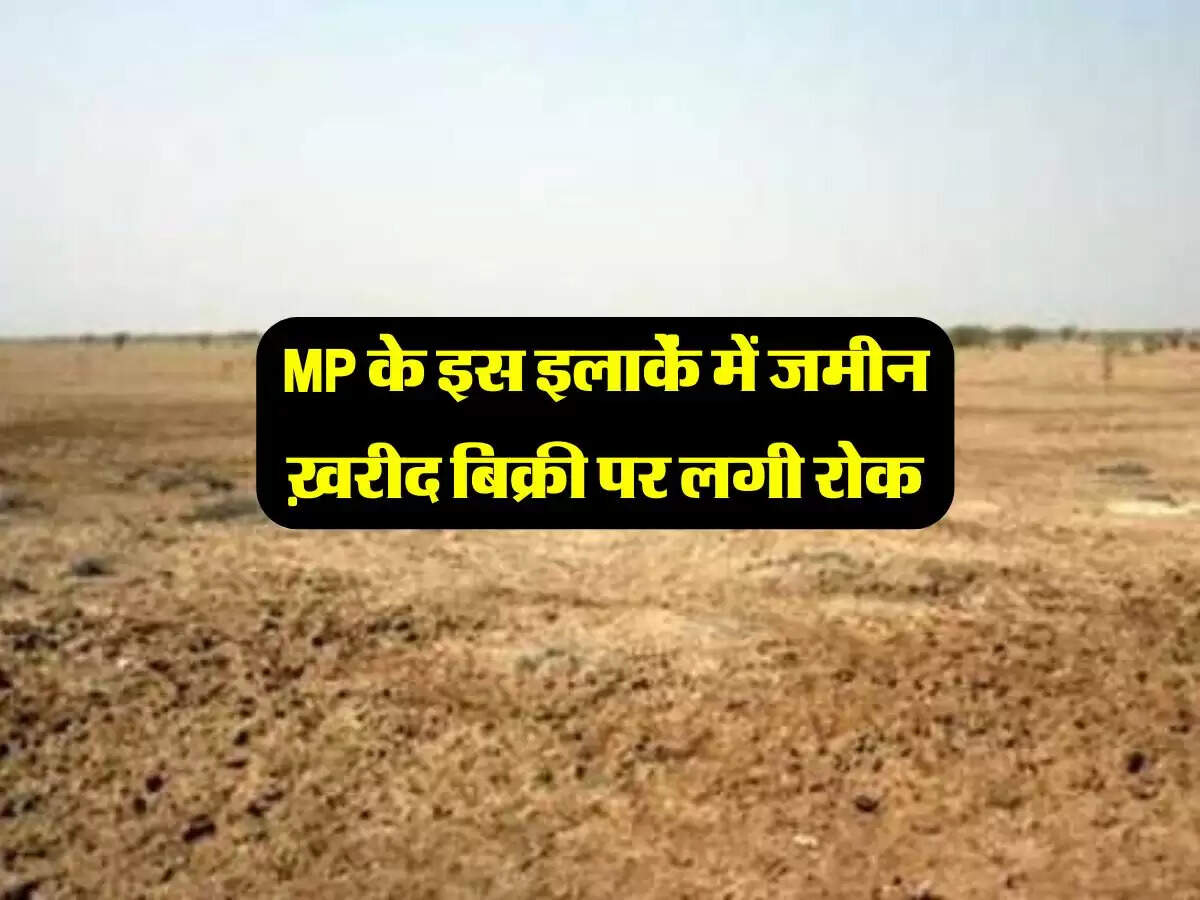 MP के इस इलाकें में जमीन ख़रीद बिक्री पर लगी रोक, जानिए क्यों लिया गया फैसला